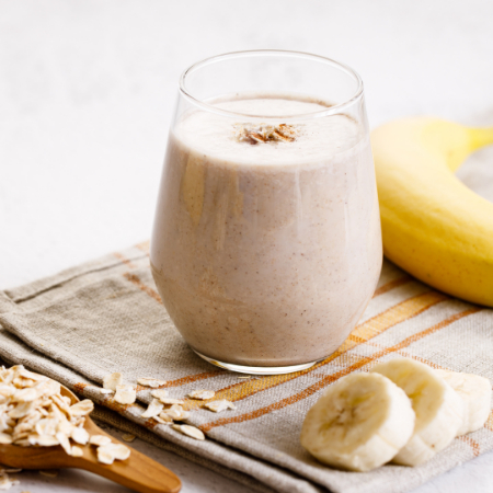 Licuado de Avena Plátano, Avena, Chocolate