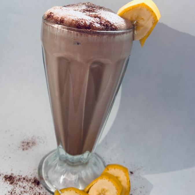 Licuado de Platano con Chocolate
