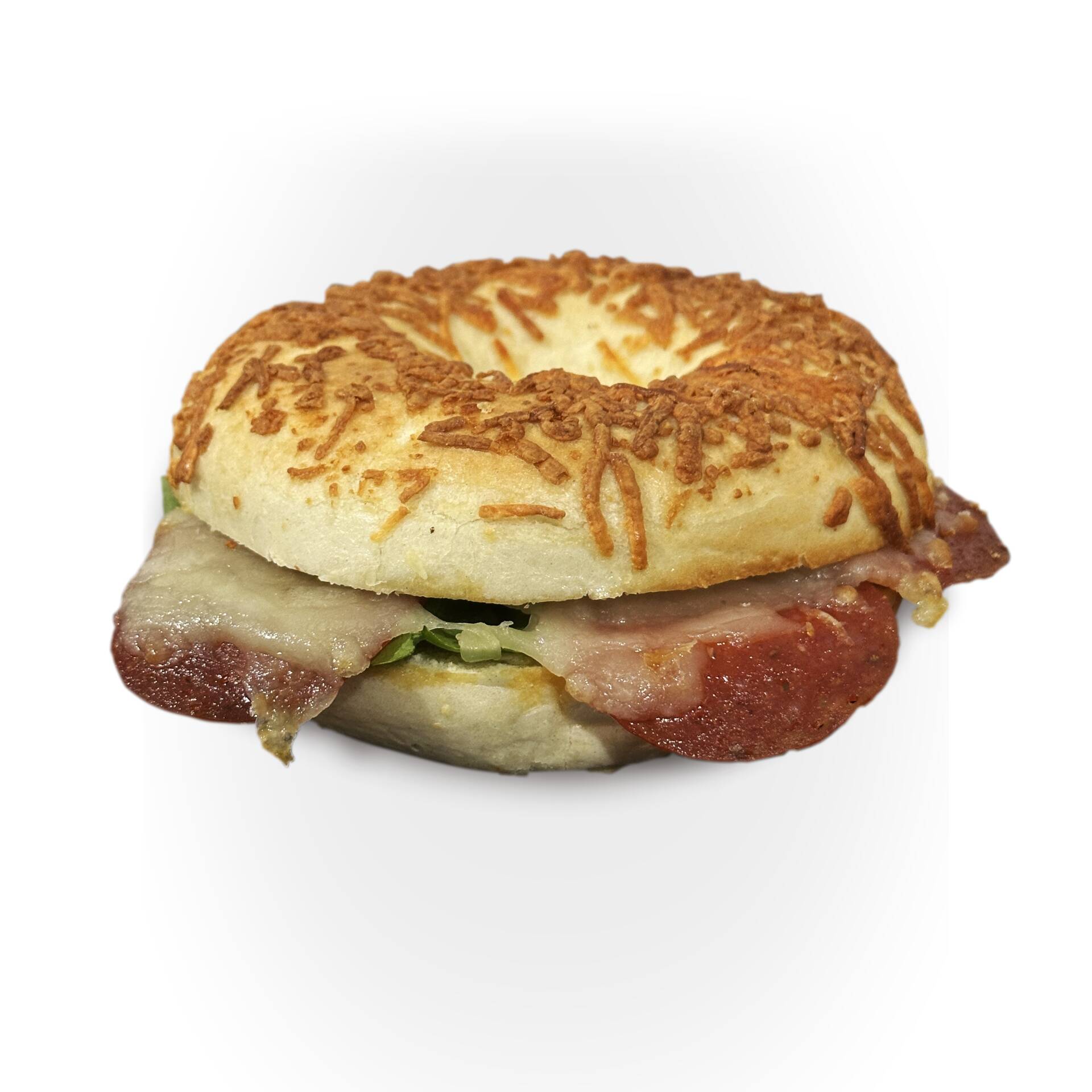 Bagel de Jamón y Pepperoni