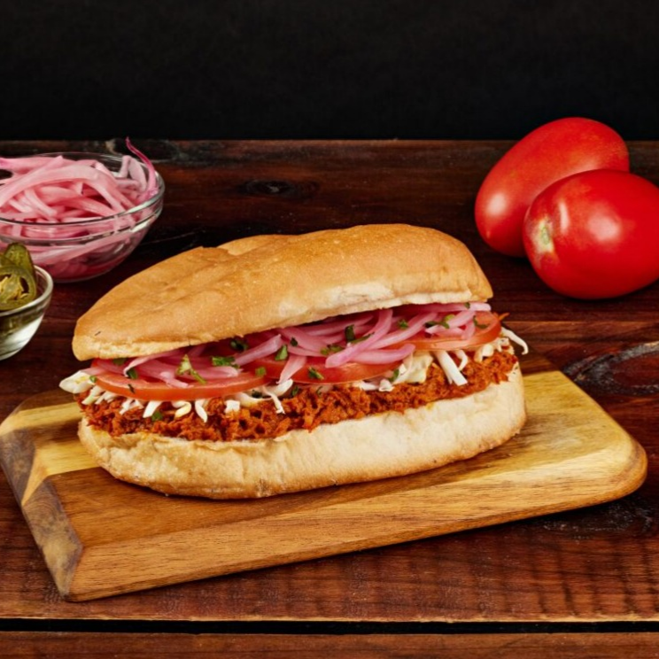 Torta de Cochinita Pibil | Pork Meat