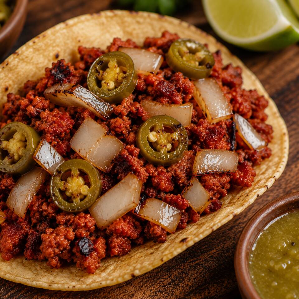 TACOTE DE CHORIZO 🔥