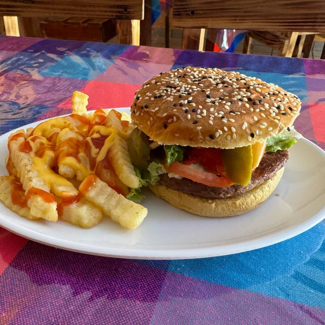 Hamburguesa de Res o Pollo