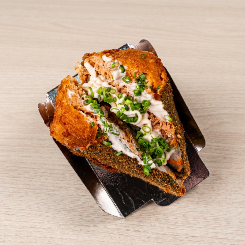Temaki empanado frito