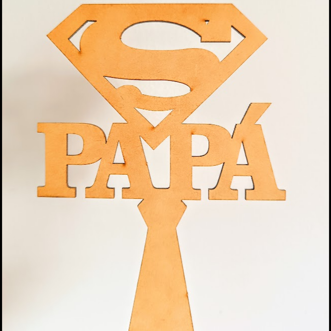 Pin O Topper Super Papá