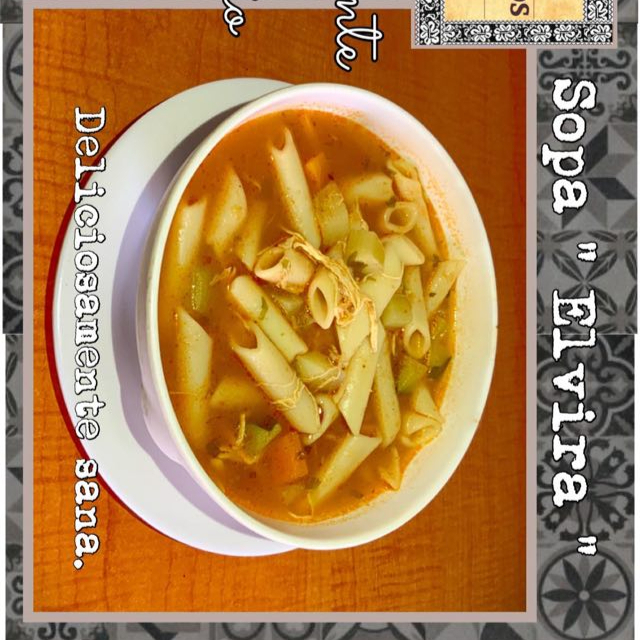 Sopa elvira infantil