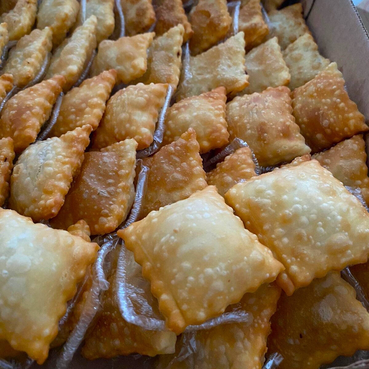 Mini pastel sabor carne