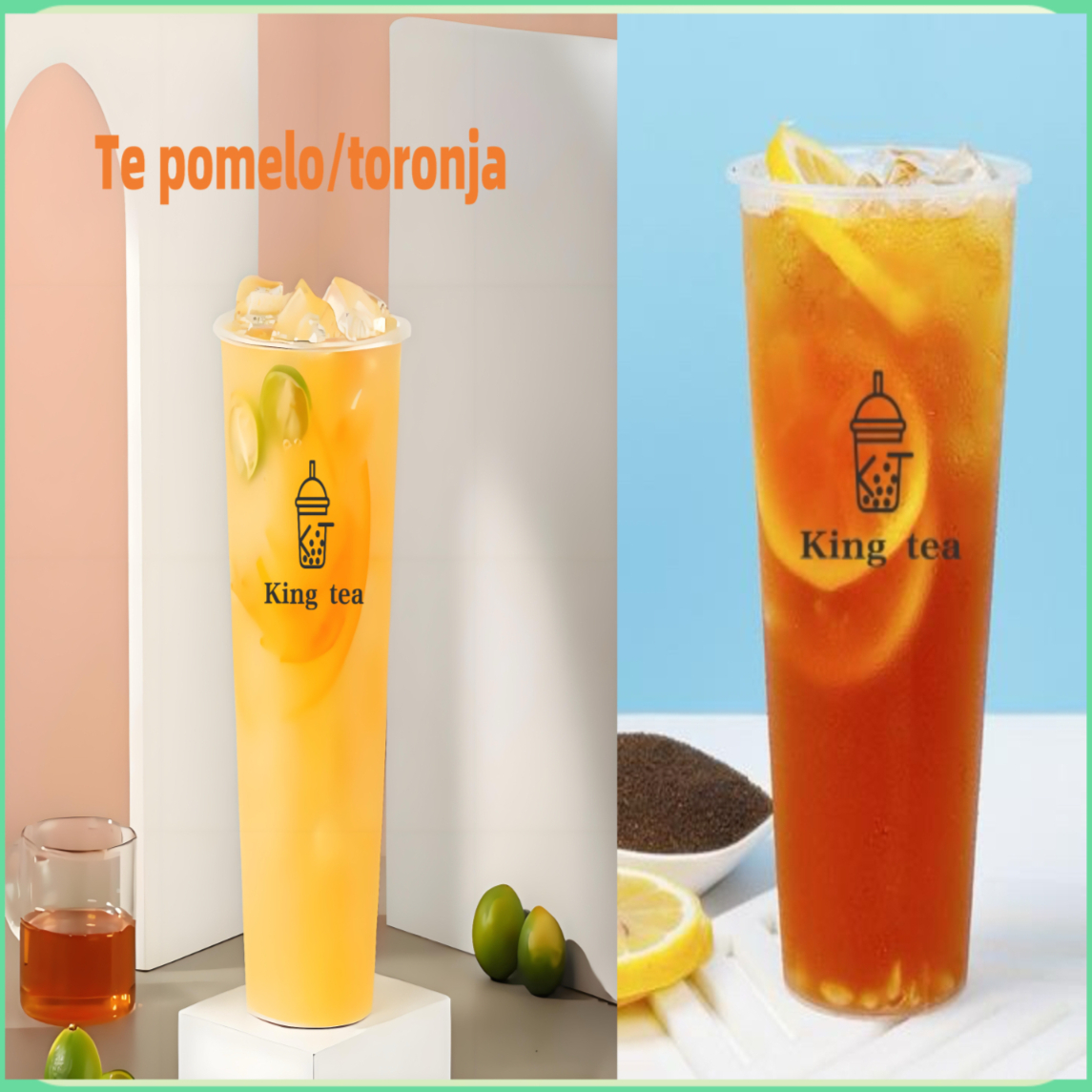 Té de Pomelo/Toronja*1 + Té Negro con Limón*1