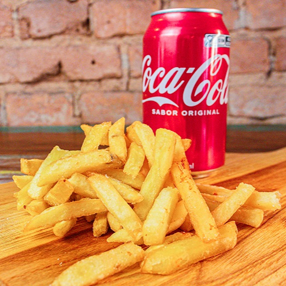 Super Promo: 01 Coca Cola 350 ml + 01 Fritas 70g Por um Preço Especial