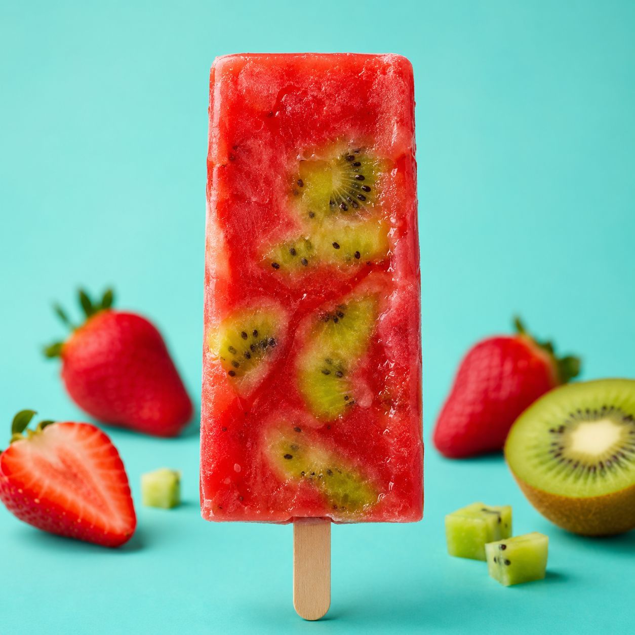 Paleta de Fresa Kiwi