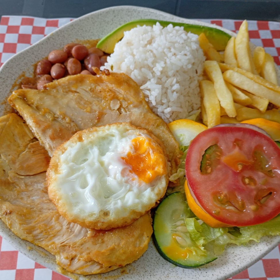 🍗 Menú Casero de Pechuga a la Plancha