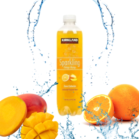Agua Carbonatada Sabor Naranja-Mango 503 Ml