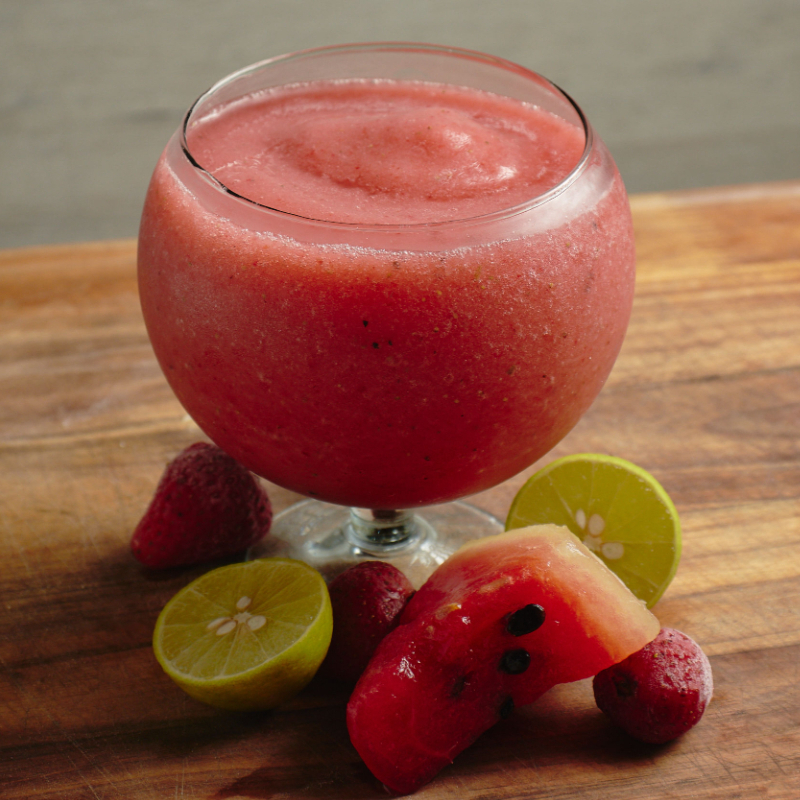 BATIDO SANDIA, FRESA, LIMON