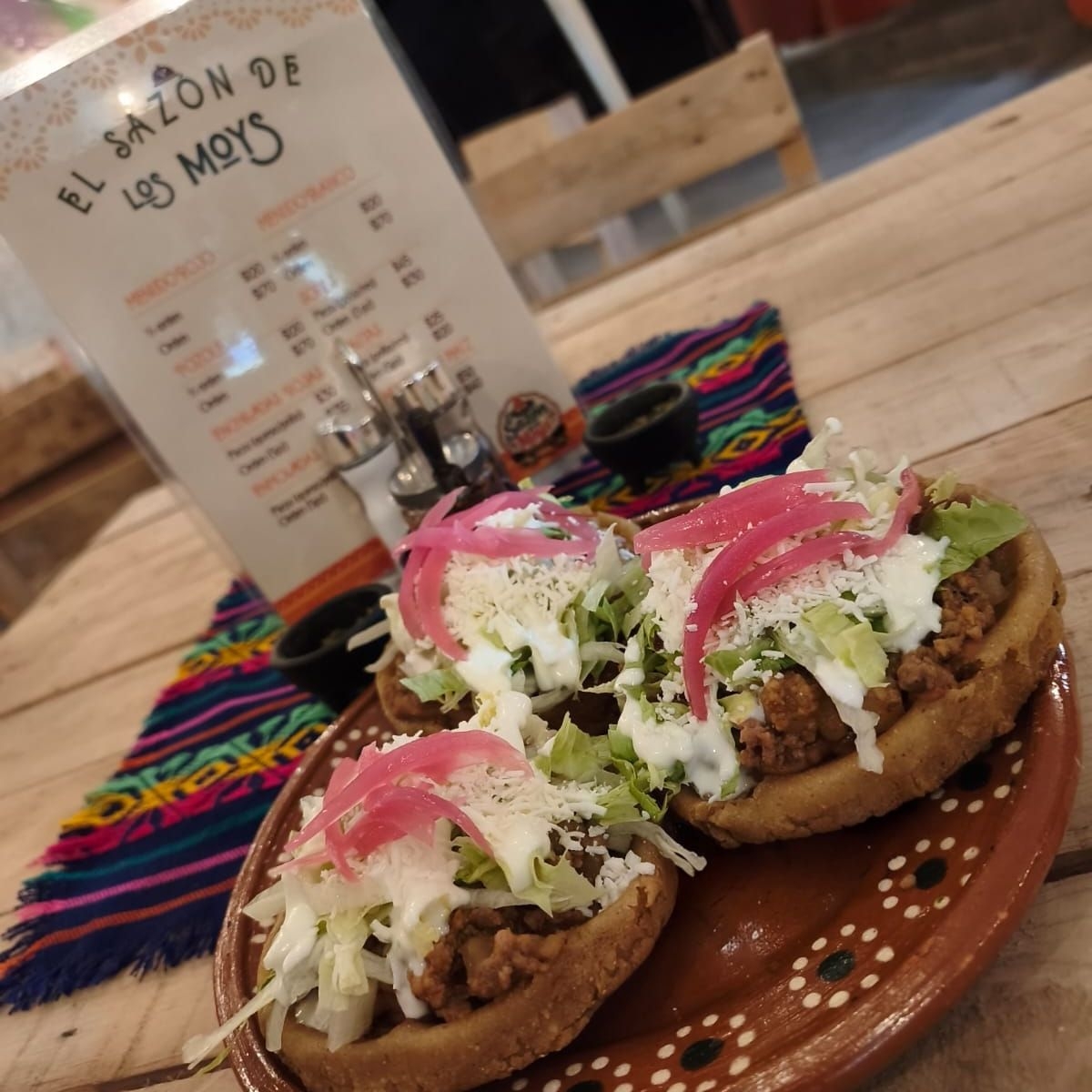 Sopes de picadillo