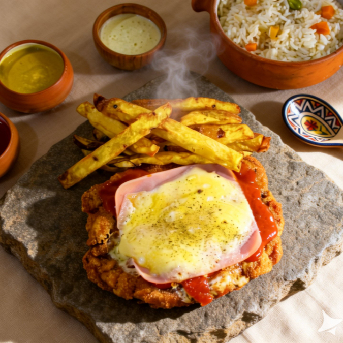 Milanesa a la Napolitana