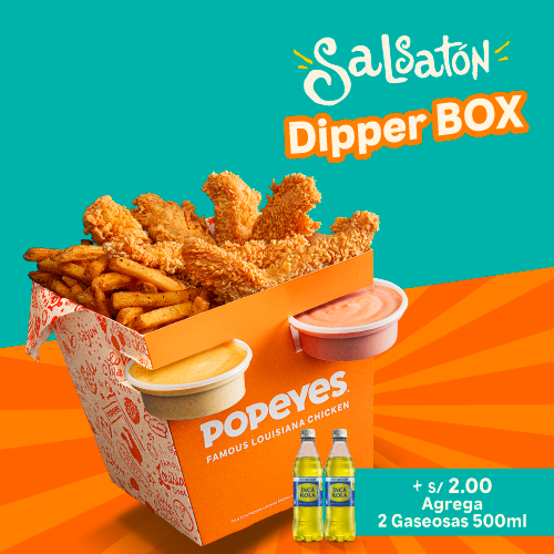 Salsatón Dippers con Tenders