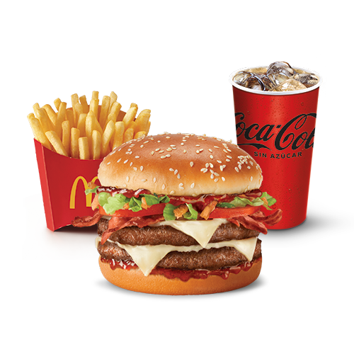 McTrío Mediano Grands BBQ Bacon Doble