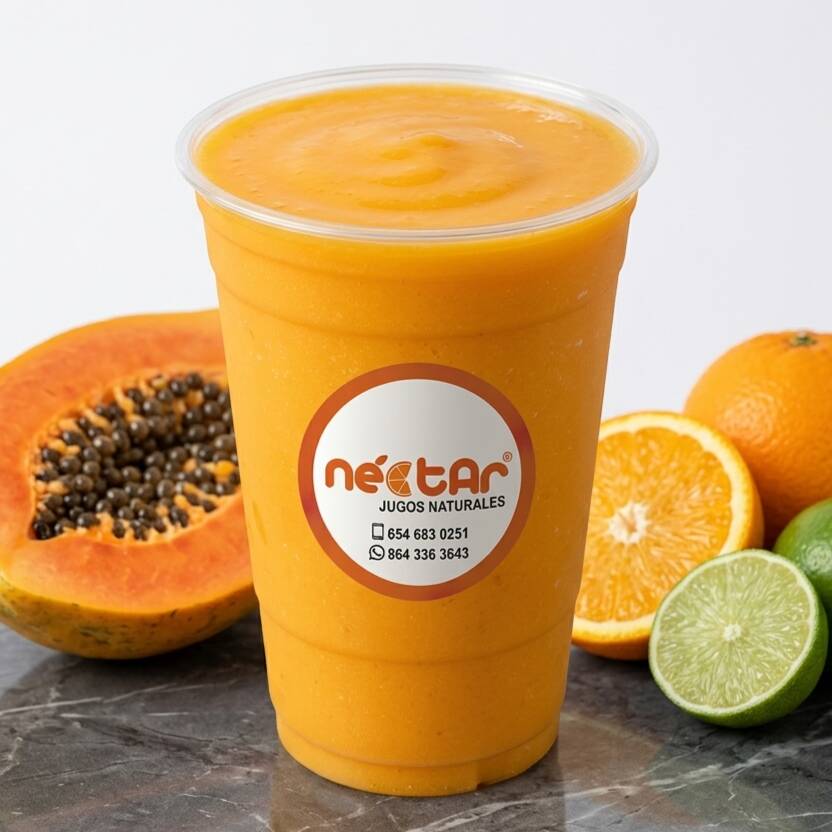 Jugo Energético No.3 (Papaya, Naranja & Limón)