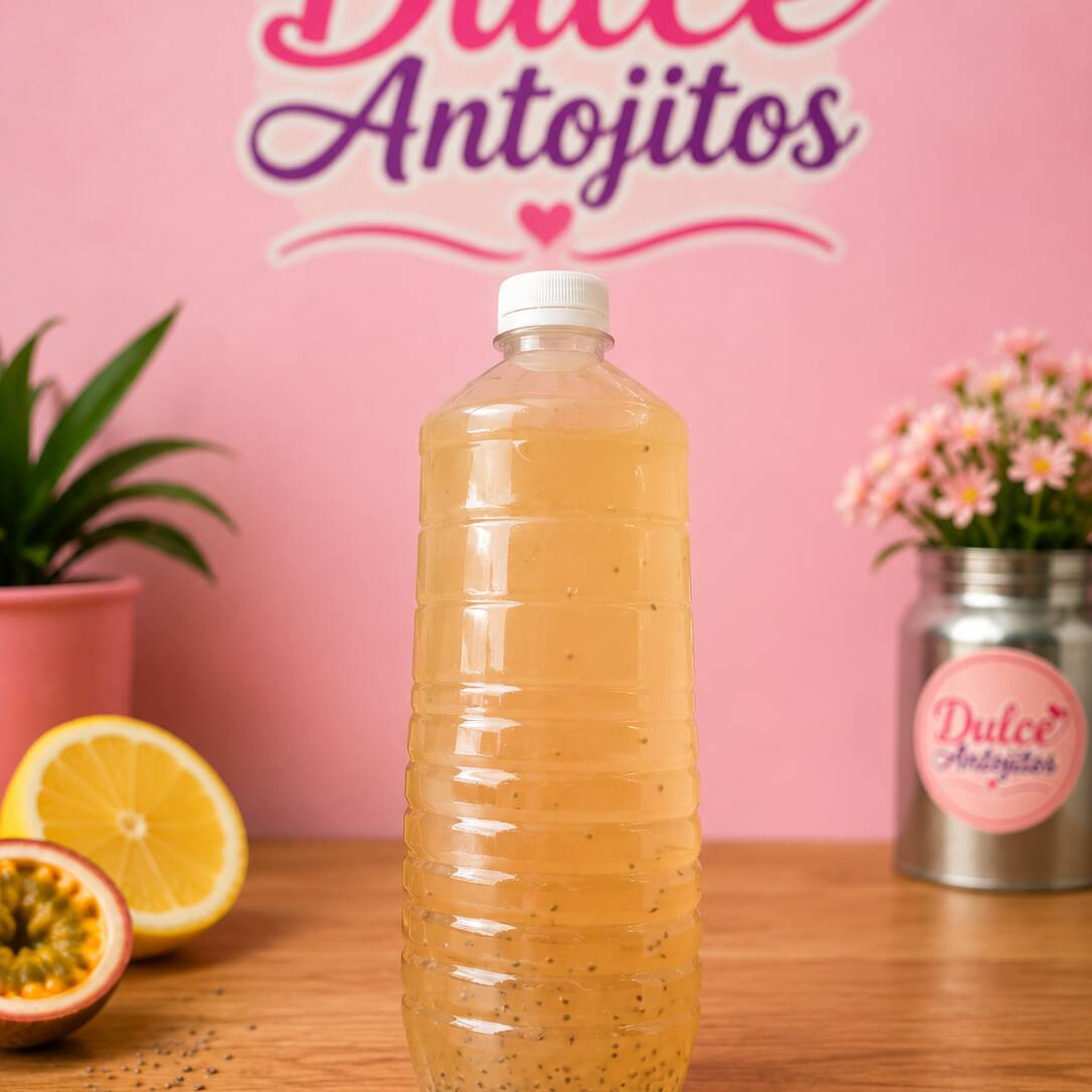Agua de sabor limón chía 1lt