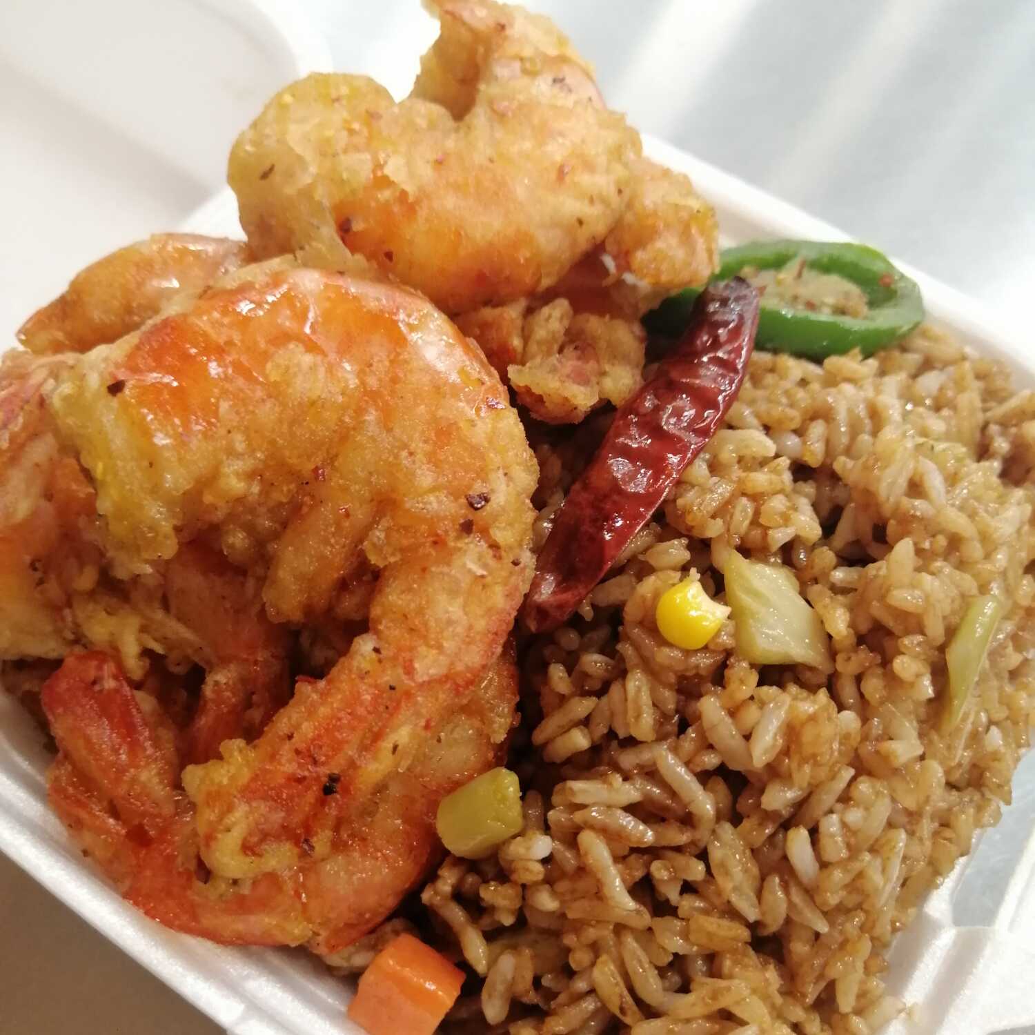 Camarón y Arroz Tamaño Chico