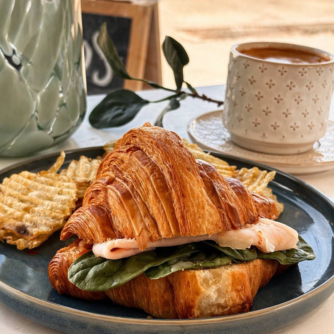 CROISSANT JAMÓN Y QUESO