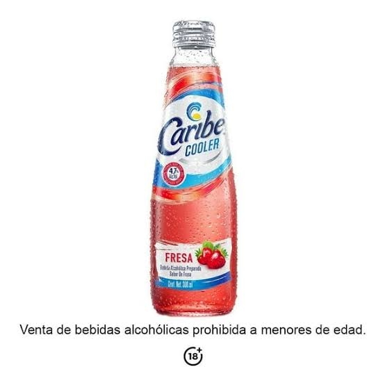 Caribe Cooler Fresa 300ml