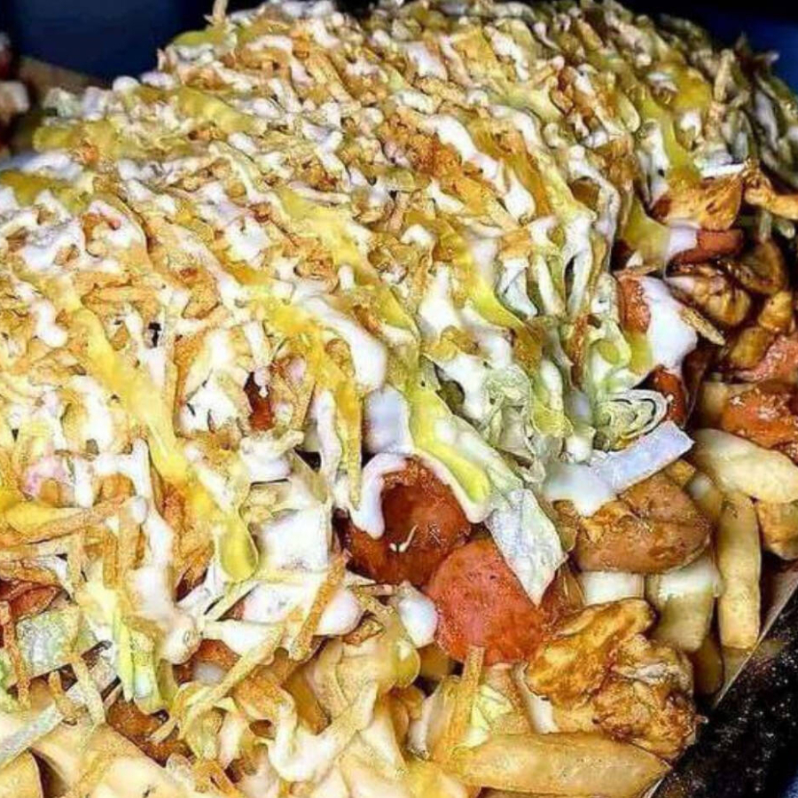 Salchipapa de la Casa