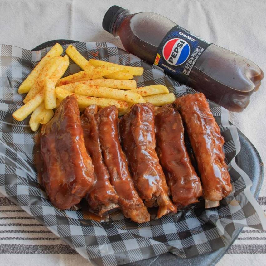 Combo: 6 Costillitas BBQ + Gaseosa 250 ml