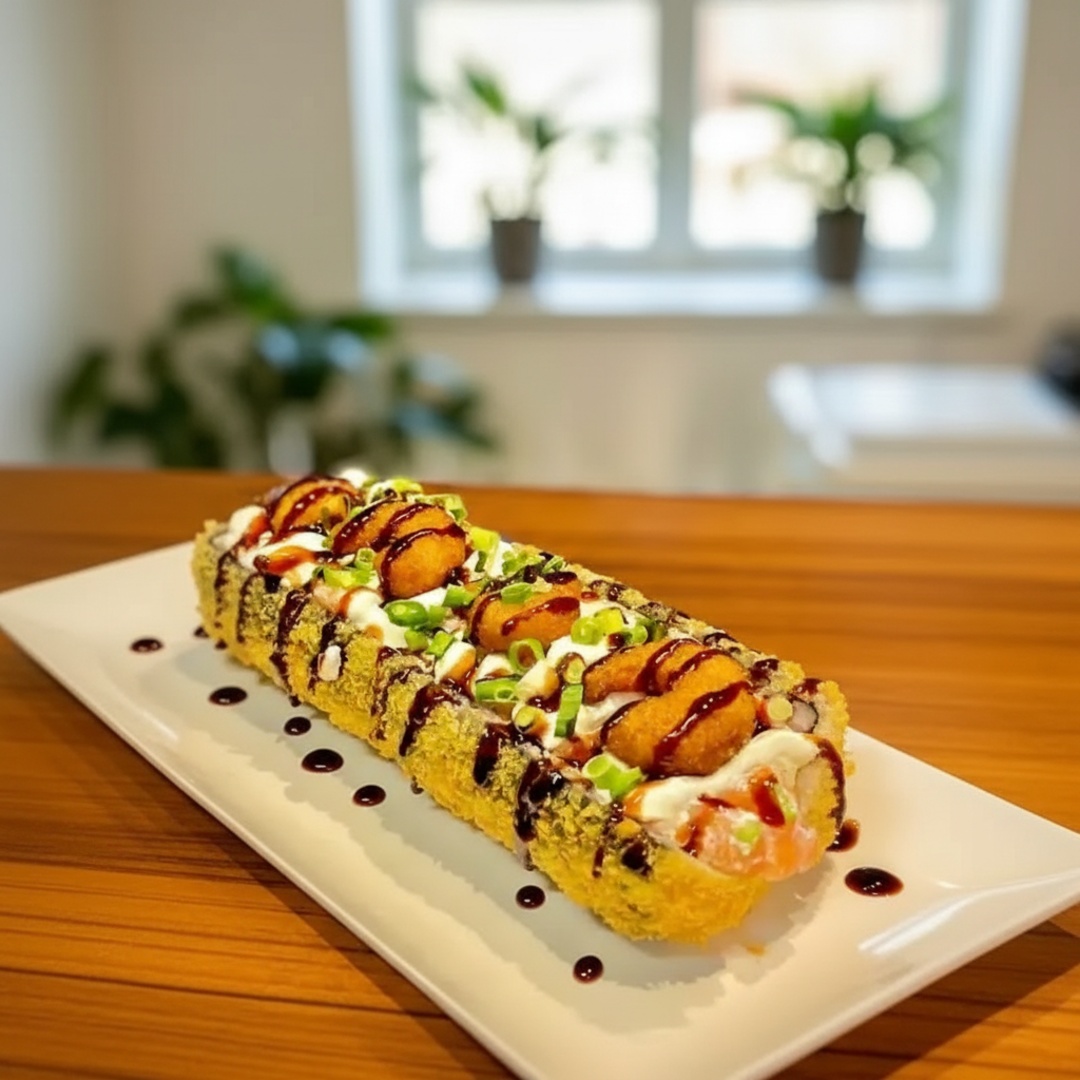 Um rolo de maki de salmão, empanado e frito e cortado ao meio
Recheado com Philadelphia, salmão (batido ou cubos) e camarão empanado e cebolinha (80g)
* Foto ilustrativa
* Não realizamos trocas de itens.
* Item entregue frio
sushi, promoção japa, promo japa, promoção, combo, combinados, combo barato, lanches, jantar, almoço, maki, salmão, japa, japonesa, culinária japonesa, oriental, poke japa, ceviche, especial, box, kame, unidades, niguiri, promoção de sushi