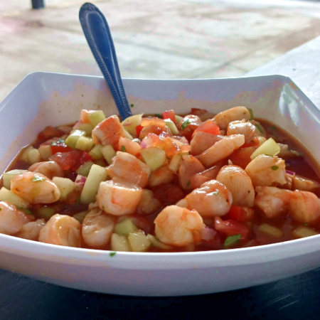 Ceviche de Camarón Cocido