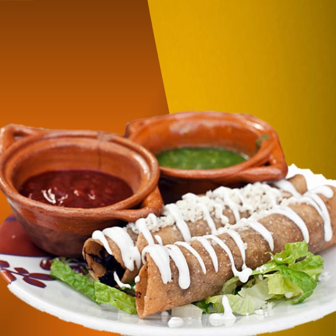 Flautas de Pollo