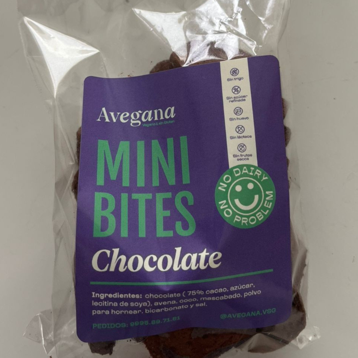 Avegana Mni Bites de Chocolate