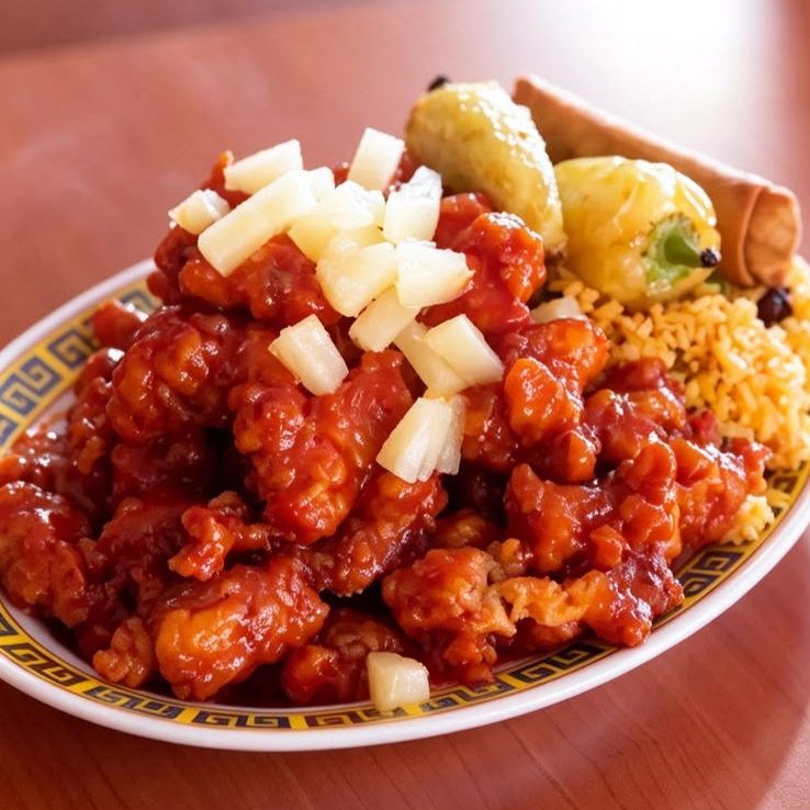 Pollo con Piña