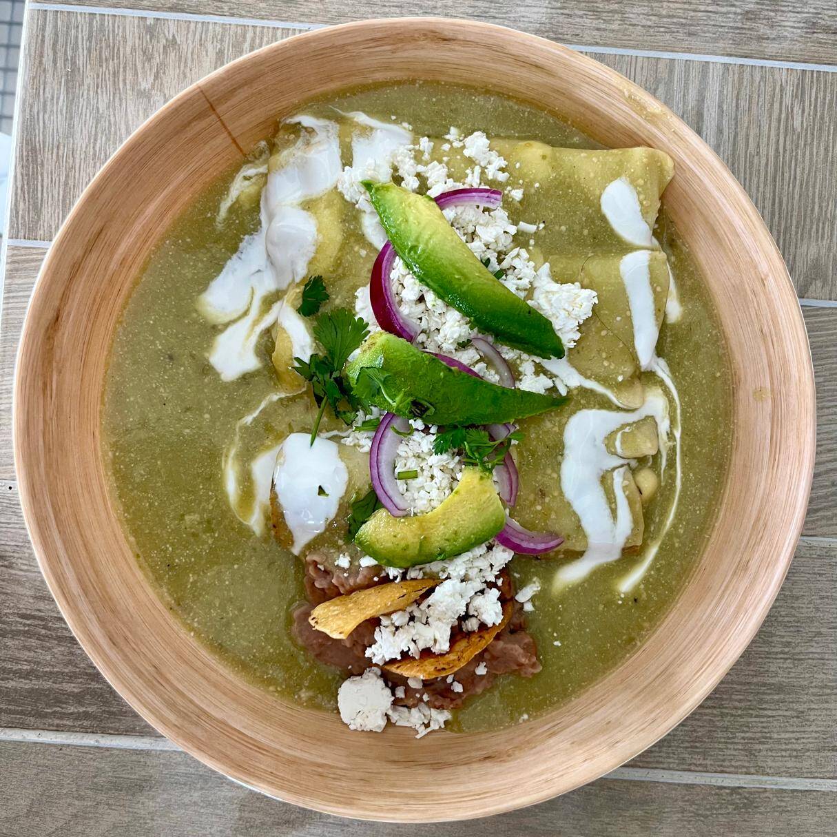 Enchiladas Verdes