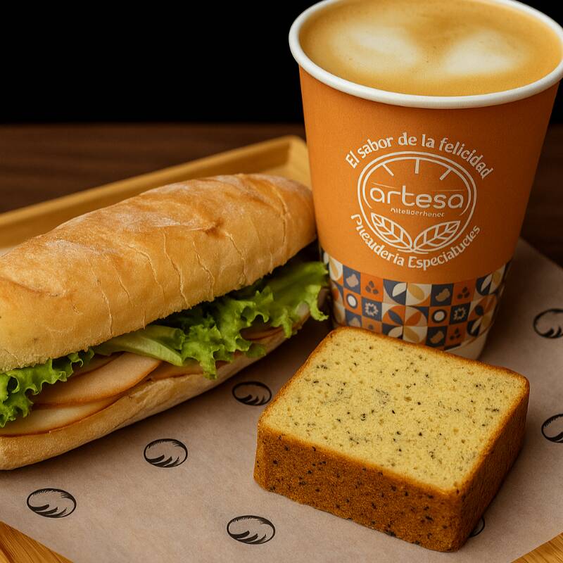 Combo Bebida + Sandwich Gr + Torta