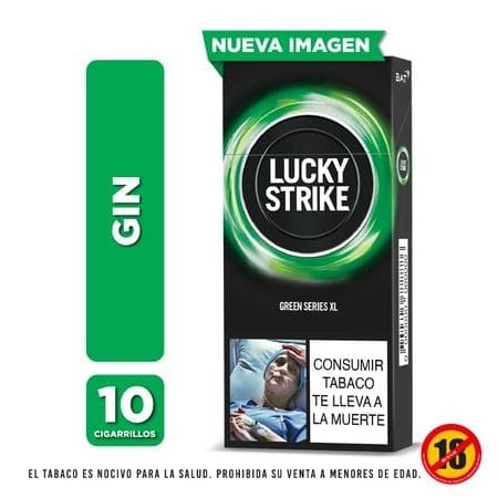 Cigarrillos Lucky Strike Verde X10 Unds