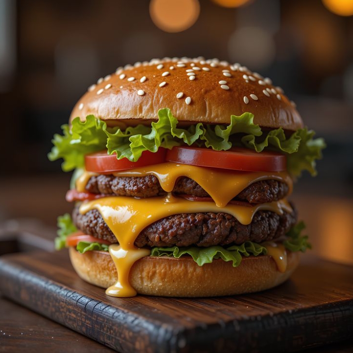 Hamburguesa Doble Sirlon Extra Monchosa