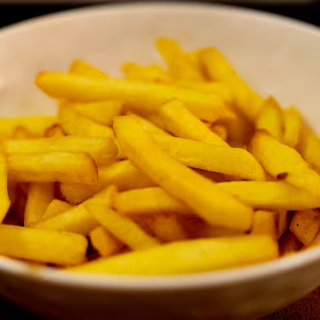 Guarnição de batatas fritas