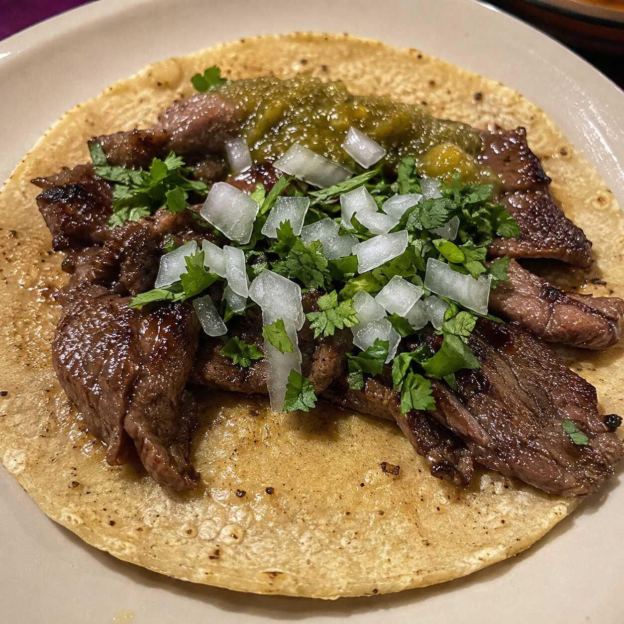 Taco de Arrachera
