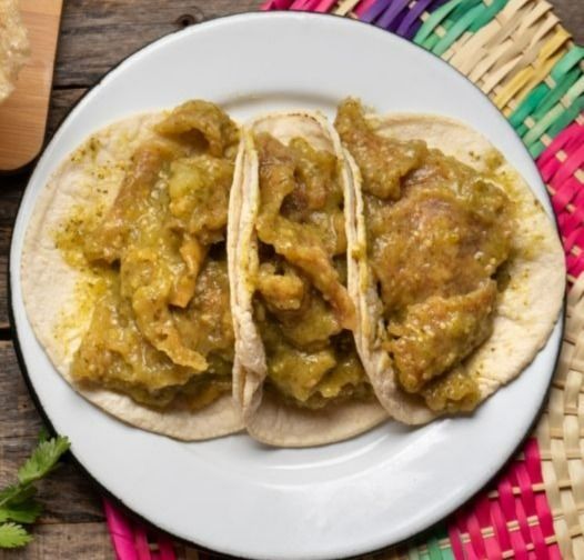 Taco Chicharrón en Salsa