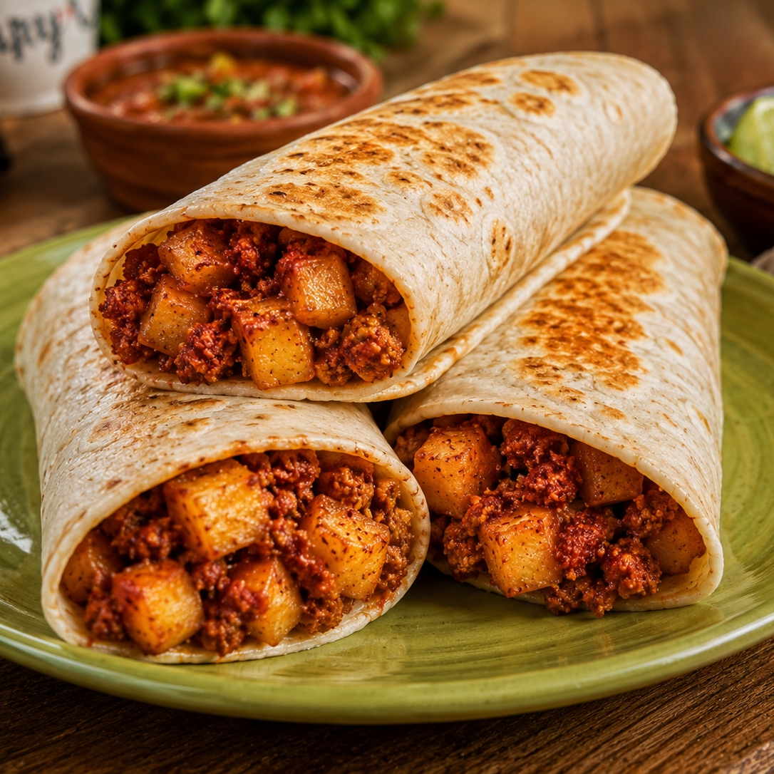 Papas con Chorizo