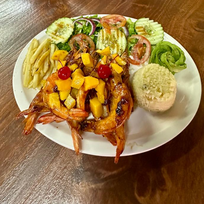 Camarones Al mango