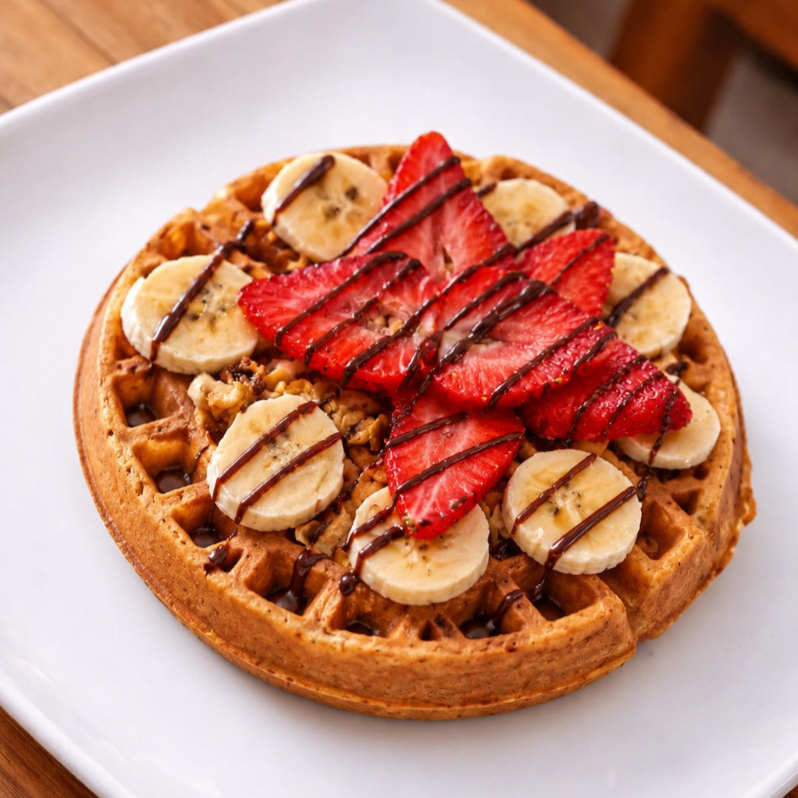 Waffle de Frutas
