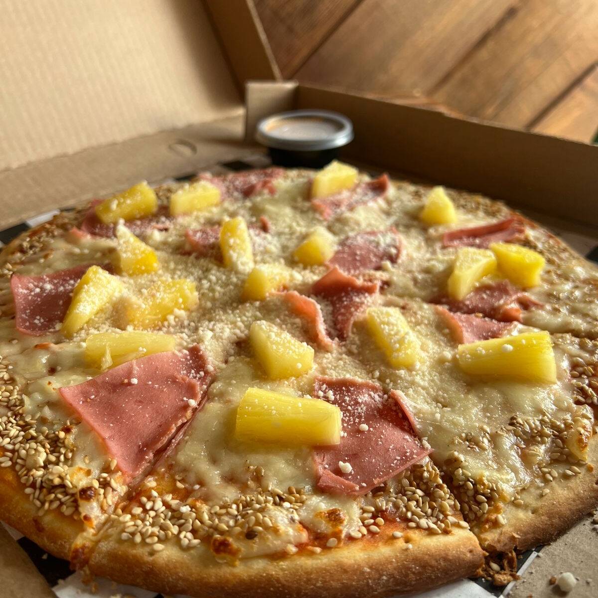 PIzza Mediana Hawaiana