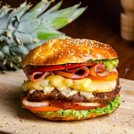Hamburguesa Hawaiana
