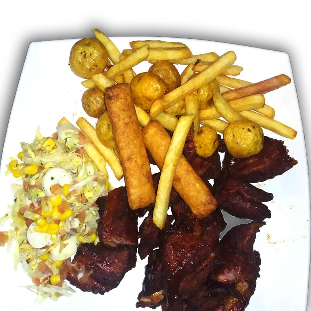 Costillas en salsa BBQ