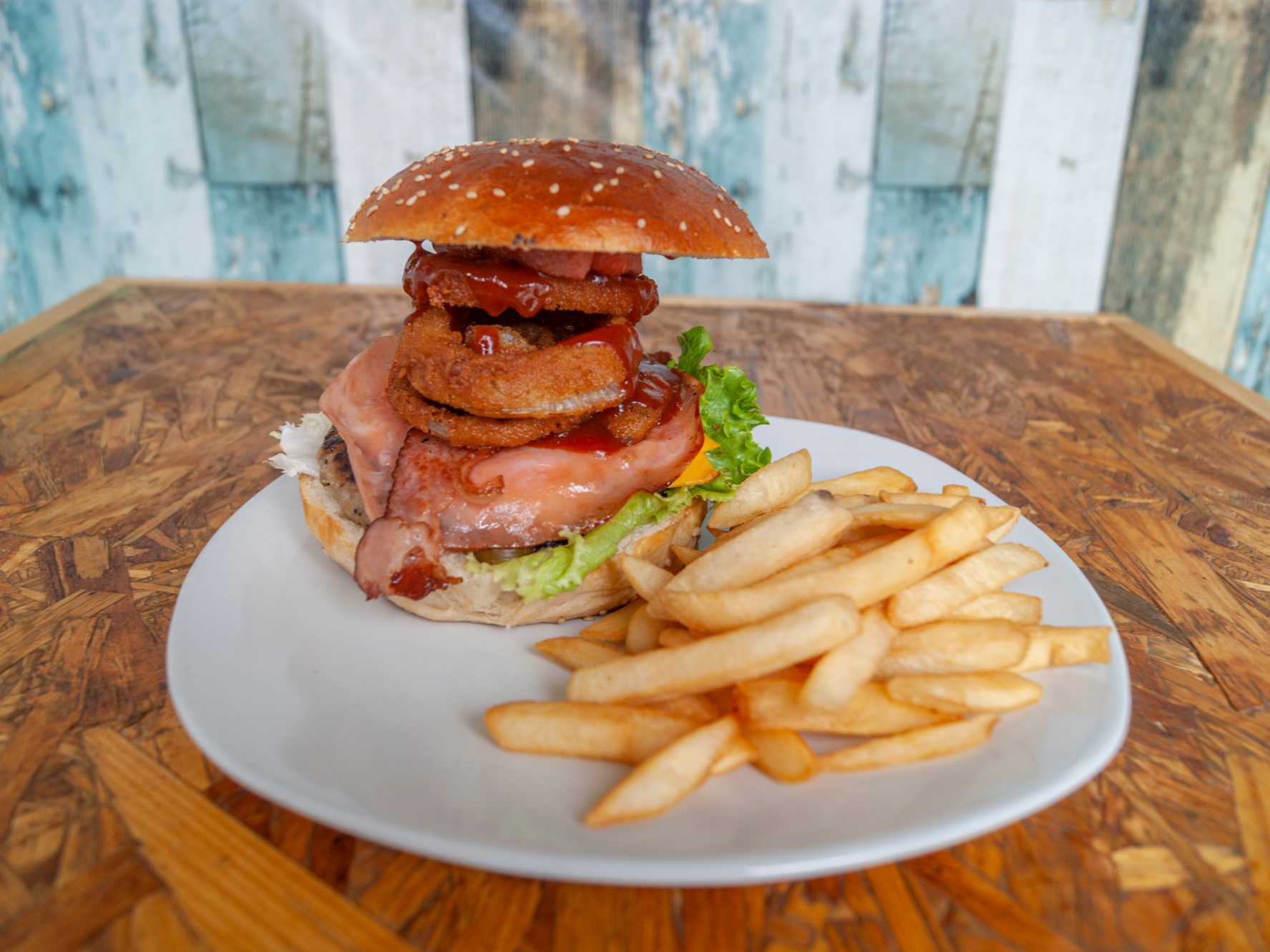 Hamburguesa BBQ Doble