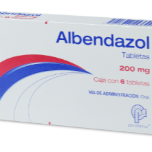 Albendazol 200 Mg Caja con 6 Tabletas Psicofarma