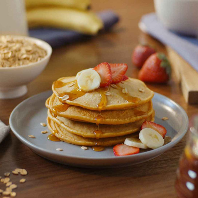 Hot Cakes con Fruta 3pzas