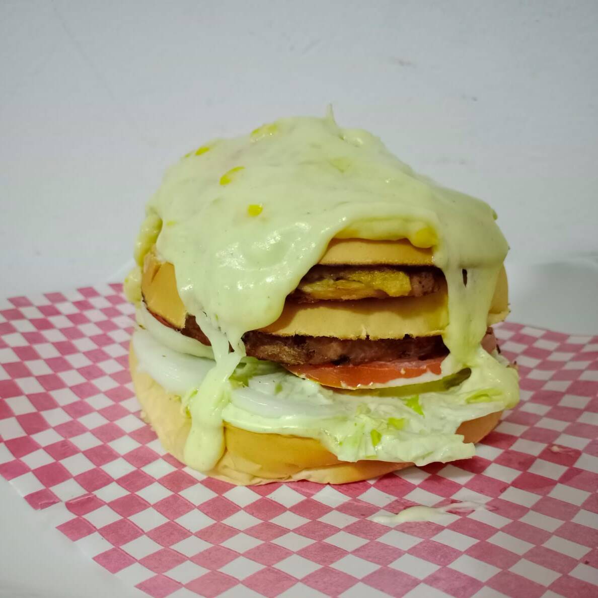 Hamburguesa Pollo y Carne