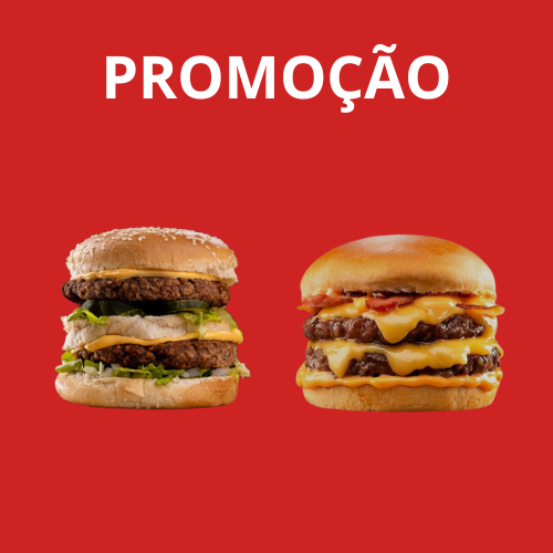 Leve em dose dulpa os lanches que você escolher: Big Veggie e Big Bacon